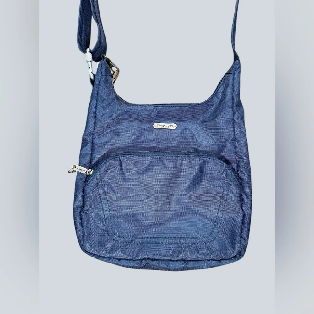 Travelon‎ Anti-Theft Crossbody Bag Navy Blue